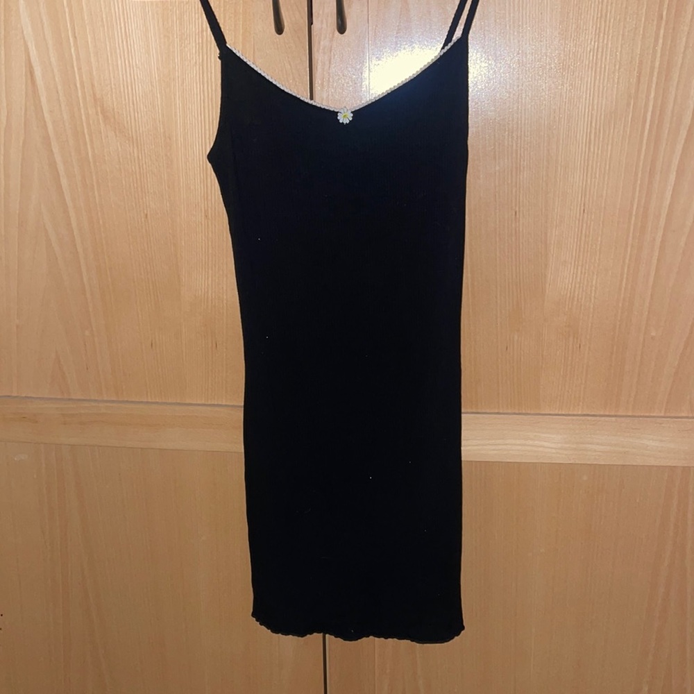 Black mini dress